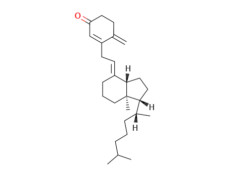 Molecular Structure of 7102-33-2 ((7<i>E</i>)-9,10-seco-cholesta-4,7,10<sup>(19)</sup>-trien-3-one)