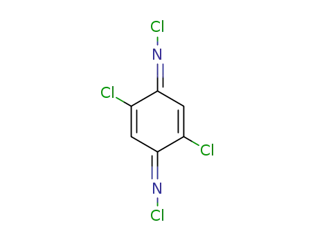 Molecular Structure of 31352-26-8 (2,5-Cyclohexadiene-1,4-diimine, N,N',2,5-tetrachloro-)
