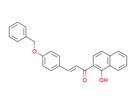 3<i>t</i>-(4-benzyloxy-phenyl)-1-(1-hydroxy-[2]naphthyl)-propenone