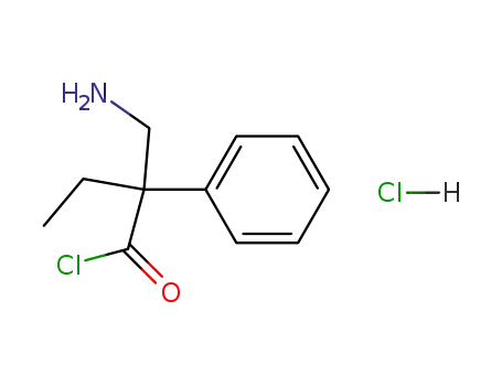 2-aminomethyl-2-phenyl-butyryl chloride ; hydrochloride