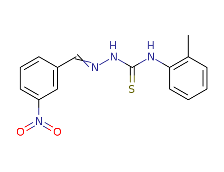 Hydrazinecarbothioamide, N-(2-methylphenyl)-2-[(3-nitrophenyl)methylene]-