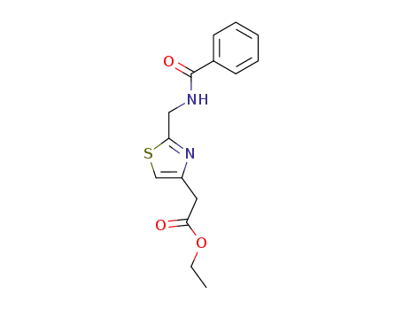 [2-(benzoylamino-methyl)-thiazol-4-yl]-acetic acid ethyl ester