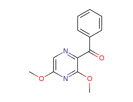 Molecular Structure of 135085-60-8 ((2,6-dimethoxy-3-pyrazinyl)phenylmethanone)