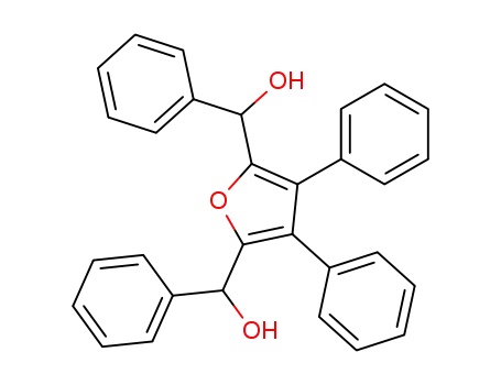 2,5-Bis-(α-hydroxy-benzyl)-3,4-diphenyl-furan