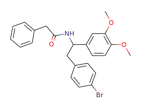 N-<1-(3,4-dimethoxyphenyl)-2-(4-bromophenyl)ethyl>phenylacetamide
