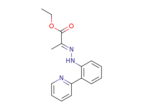 Propanoic acid, 2-[[2-(2-pyridinyl)phenyl]hydrazono]-, ethyl ester, (E)-