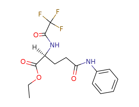 <i>N</i><sup>5</sup>-phenyl-<i>N</i><sup>2</sup>-trifluoroacetyl-L-glutamine ethyl ester