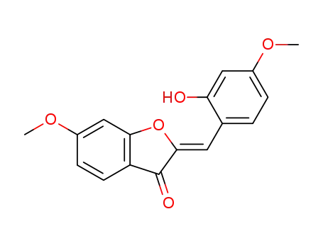 2-((<i>Z</i>)-2-hydroxy-4-methoxy-benzylidene)-6-methoxy-benzofuran-3-one