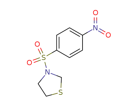Molecular Structure of 874509-58-7 (3-(4-nitro-benzenesulfonyl)-thiazolidine)