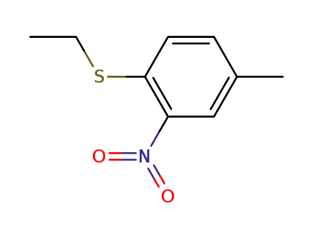 Molecular Structure of 22057-32-5 (ethyl-(4-methyl-2-nitro-phenyl)-sulfide)