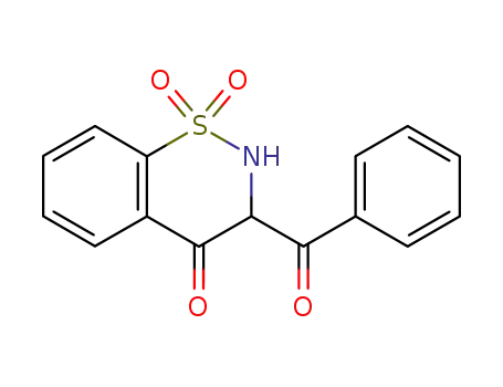 3-benzoyl-1,1-dioxo-2,3-dihydro-1λ<sup>6</sup>-benzo[<i>e</i>][1,2]thiazin-4-one