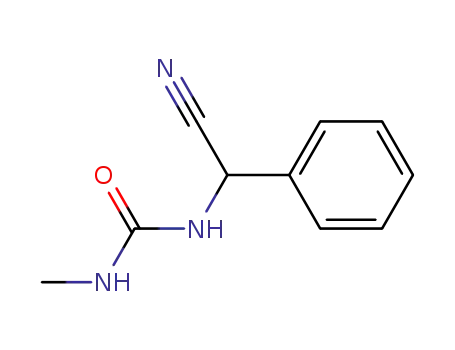 Molecular Structure of 111184-60-2 (<i>N</i>-(cyano-phenyl-methyl)-<i>N</i>'-methyl-urea)