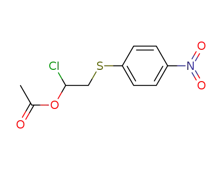 1-acetoxy-1-chloro-2-(4-nitro-phenylsulfanyl)-ethane