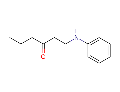 Molecular Structure of 855918-55-7 (1-anilino-hexan-3-one)