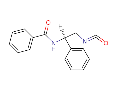 <i>N</i>-((<i>R</i>)-2-isocyanato-1-phenyl-ethyl)-benzamide