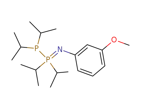 Benzenamine,
N-[[bis(1-methylethyl)phosphino]bis(1-methylethyl)phosphoranylidene]-3
-methoxy-