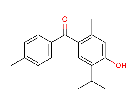 4-hydroxy-5-isopropyl-2,4'-dimethyl-benzophenone