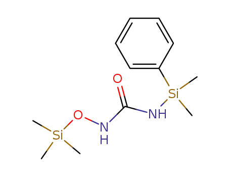 Molecular Structure of 126669-77-0 (N-(dimethylphenylsilyl)-N'-(trimethylsiloxy)urea)