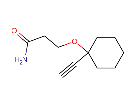 3-(1-ethynyl-cyclohexyloxy)-propionic acid amide