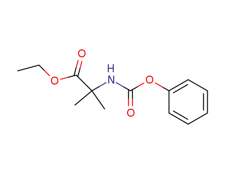 Molecular Structure of 109221-32-1 (α-phenoxycarbonylamino-isobutyric acid ethyl ester)