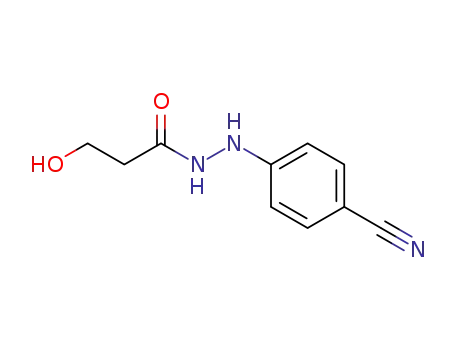 3-hydroxy-propionic acid-[<i>N</i>'-(4-cyano-phenyl)-hydrazide]