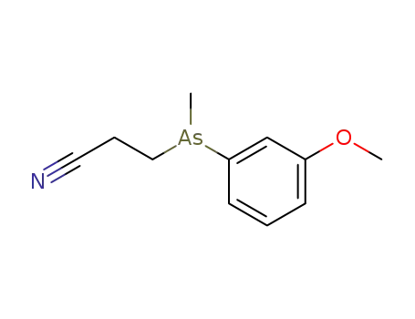 3-[(3-methoxy-phenyl)-methyl-arsino]-propionitrile
