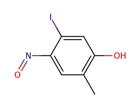 Molecular Structure of 861619-57-0 (5-iodo-2-methyl-4-nitroso-phenol)