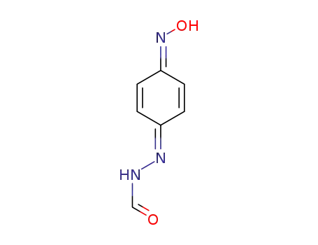 Molecular Structure of 119247-94-8 (formic acid-(4-hydroxyimino-cyclohexa-2,5-dienylidenehydrazide))