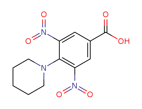 Molecular Structure of 332173-27-0 (3,5-dinitro-4-piperidino-benzoic acid)