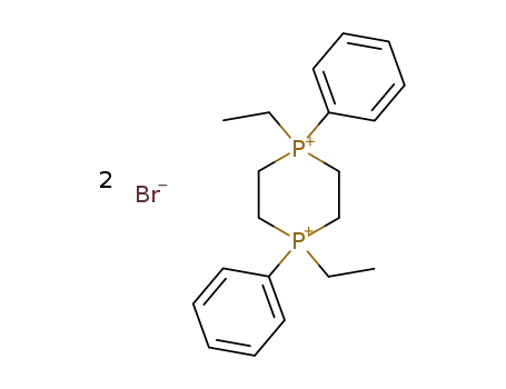 1,4-diethyl-1,4-diphenyl-[1,4]diphosphinanediium; dibromide