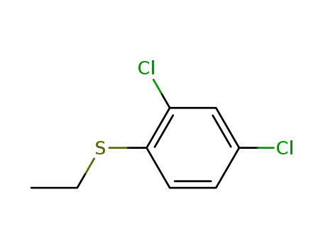 Molecular Structure of 101080-66-4 (ethyl-(2,4-dichloro-phenyl)-sulfide)