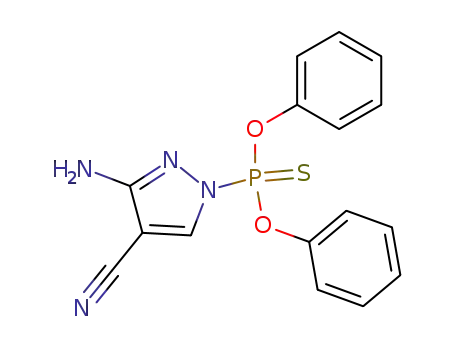 3-Amino-1-(O,O-diphenylthiophosphoryl)-4-cyanopyrazole