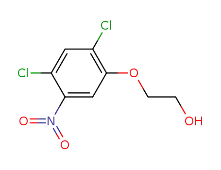 Molecular Structure of 97398-62-4 (Ethanol, 2-(2,4-dichloro-5-nitrophenoxy)-)