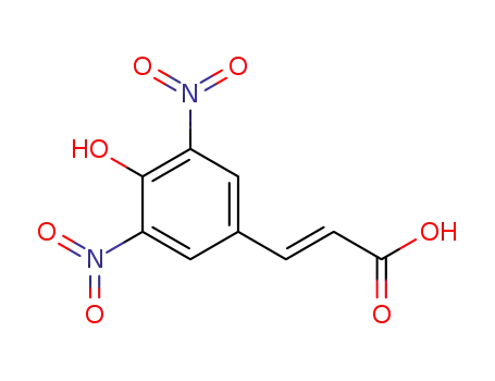 4-hydroxy-3,5-dinitro-<i>trans</i>-cinnamic acid