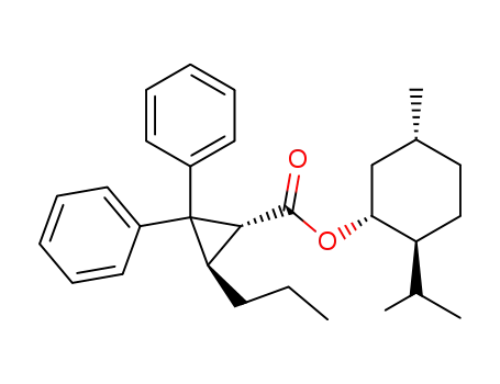 (1R,3R)-2,2-Diphenyl-3-propyl-cyclopropanecarboxylic acid (1R,2S,5R)-2-isopropyl-5-methyl-cyclohexyl ester