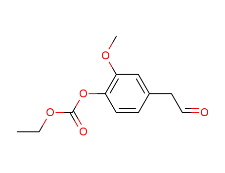 Ethyl (2-methoxy-4-(2-oxoethyl)phenyl) carbonate