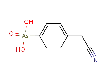 Molecular Structure of 854636-71-8 ((4-cyanomethyl-phenyl)-arsonic acid)
