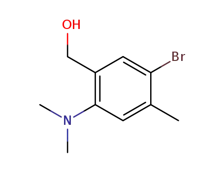 5-bromo-2-dimethylamino-4-methyl-benzyl alcohol