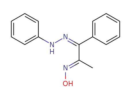 Molecular Structure of 27913-52-6 (1-phenyl-propane-1,2-dione-2-oxime-1-phenylhydrazone)