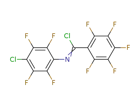 N-(4-Chloro-2,3,5,6-tetra-fluor-phenyl)(pentafluorphenyl)carbonimidoylchlorid