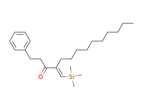 3-Tetradecanone, 1-phenyl-4-[(trimethylsilyl)methylene]-, (E)-