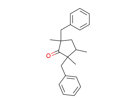 2,5-dibenzyl-2,3,5-trimethyl-cyclopentanone