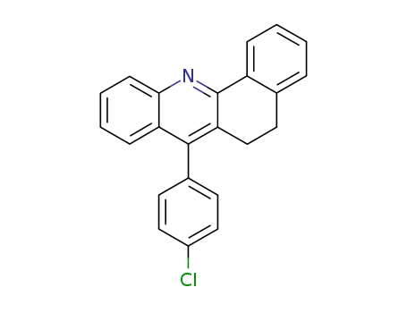 7-(4-chlorophenyl)-5,6-dihydrobenz<c>acridine