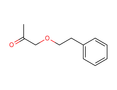 Molecular Structure of 22539-94-2 (2-Propanone, 1-(2-phenylethoxy)-)