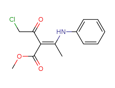 3-anilino-2-chloroacetyl-crotonic acid methyl ester