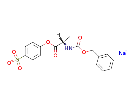 Molecular Structure of 108072-50-0 (Z-Ala-OH 4-sulfenyl ester sodium salt)