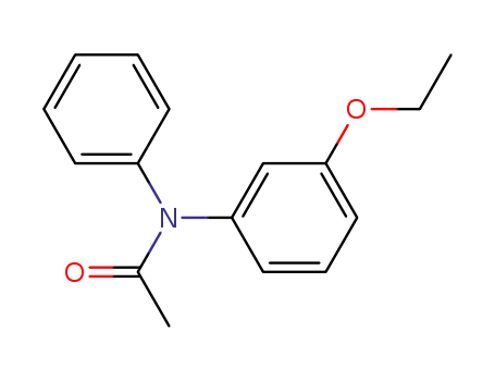 Molecular Structure of 859942-18-0 (<i>N</i>-phenyl-<i>N</i>-(3-ethoxy-phenyl)-acetamide)