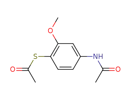 4-acetylamino-1-acetylsulfanyl-2-methoxy-benzene