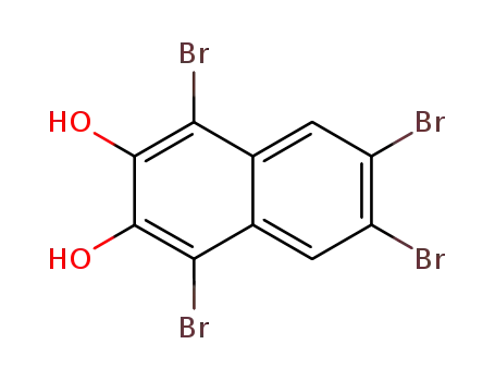 1,4,6,7-tetrabromonaphthalene-2,3-diol