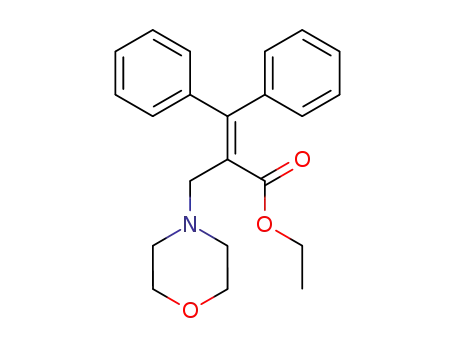 2-morpholinomethyl-3,3-diphenyl-acrylic acid ethyl ester